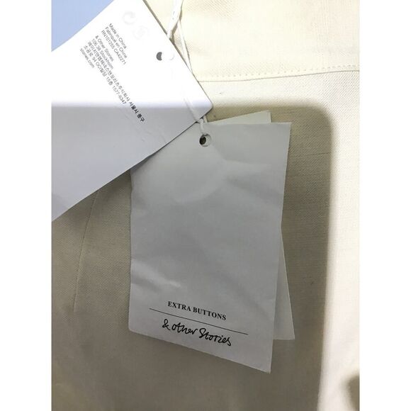 Stockholm Atelier Cream Knee-Length Dress MED - Picture 7 of 11